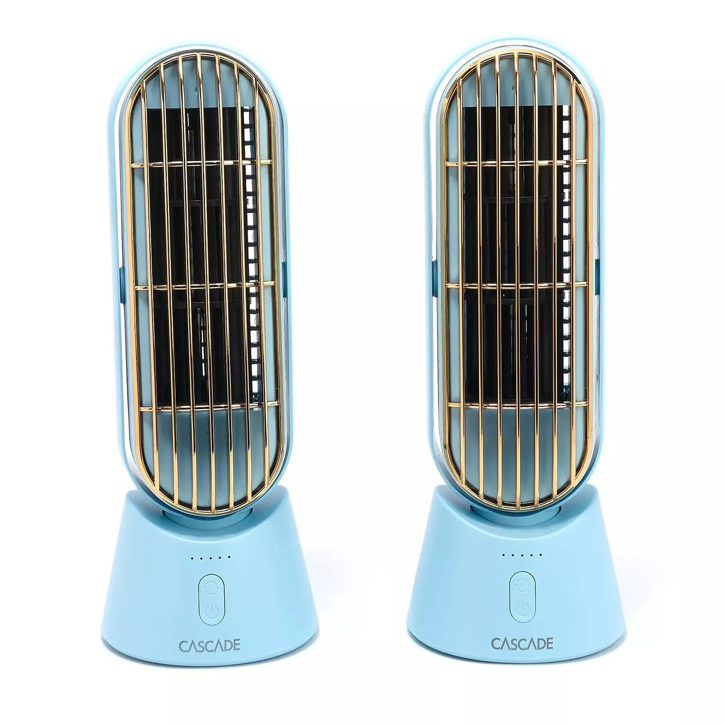 Cascade Set of 2 Portable Rechargeable 10" Fan