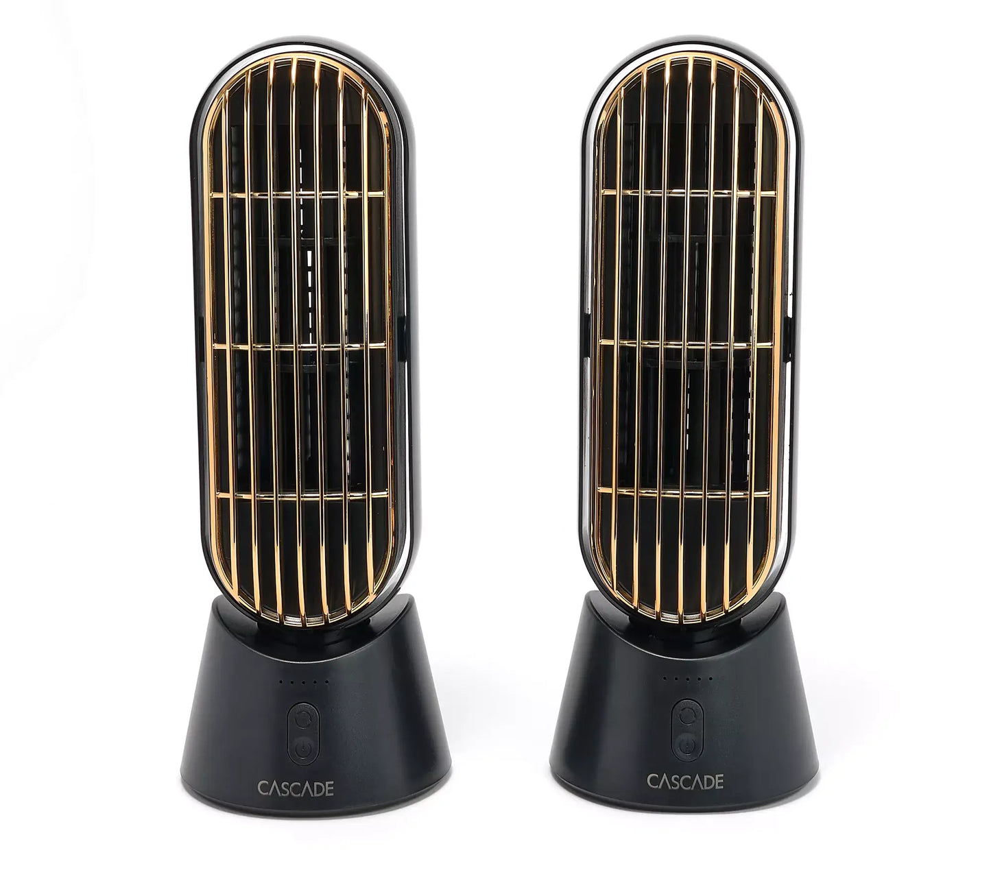 Cascade Set of 2 Portable Rechargeable 10" Fan