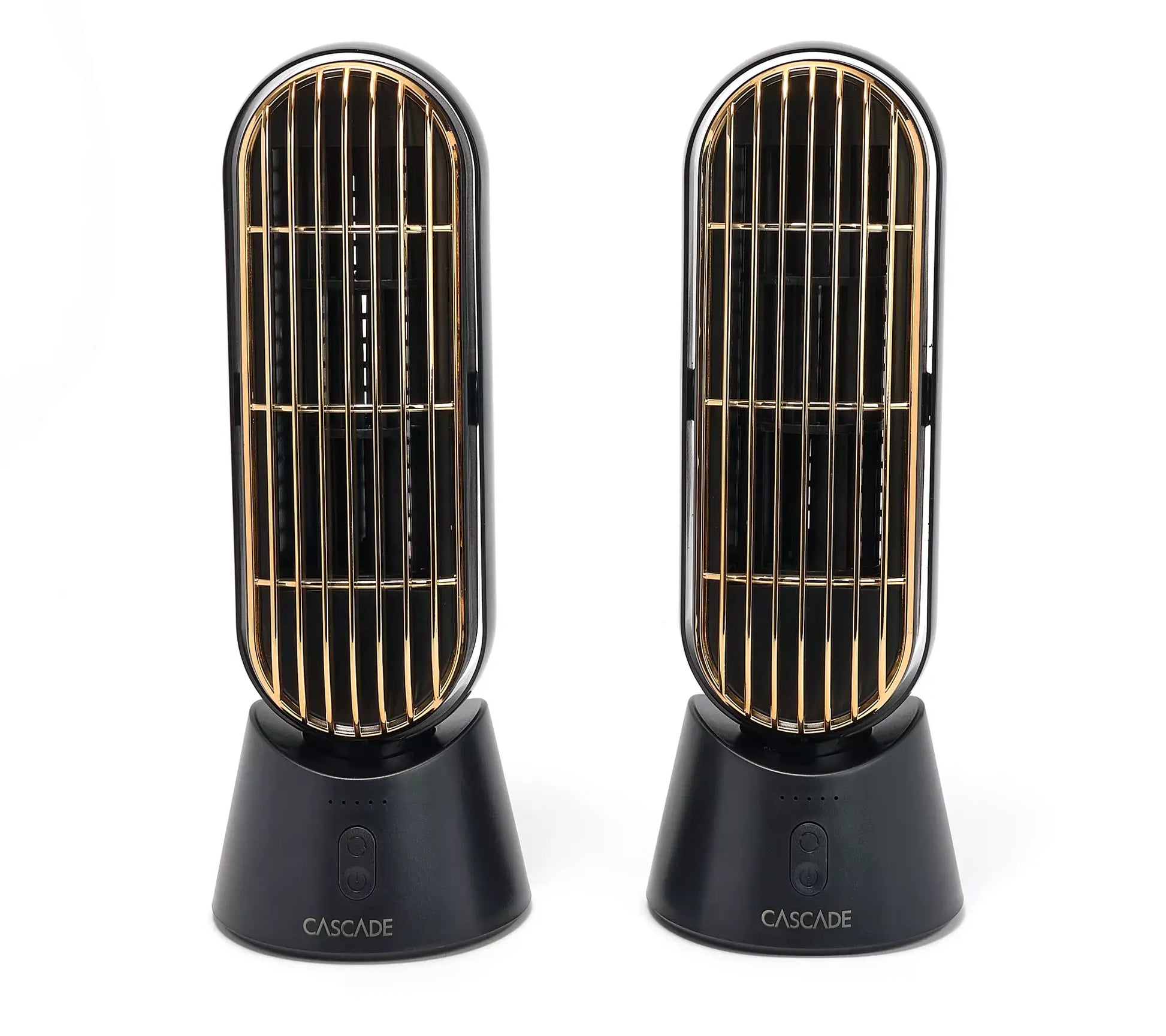 Cascade Set of 2 Portable Rechargeable 10" Fan