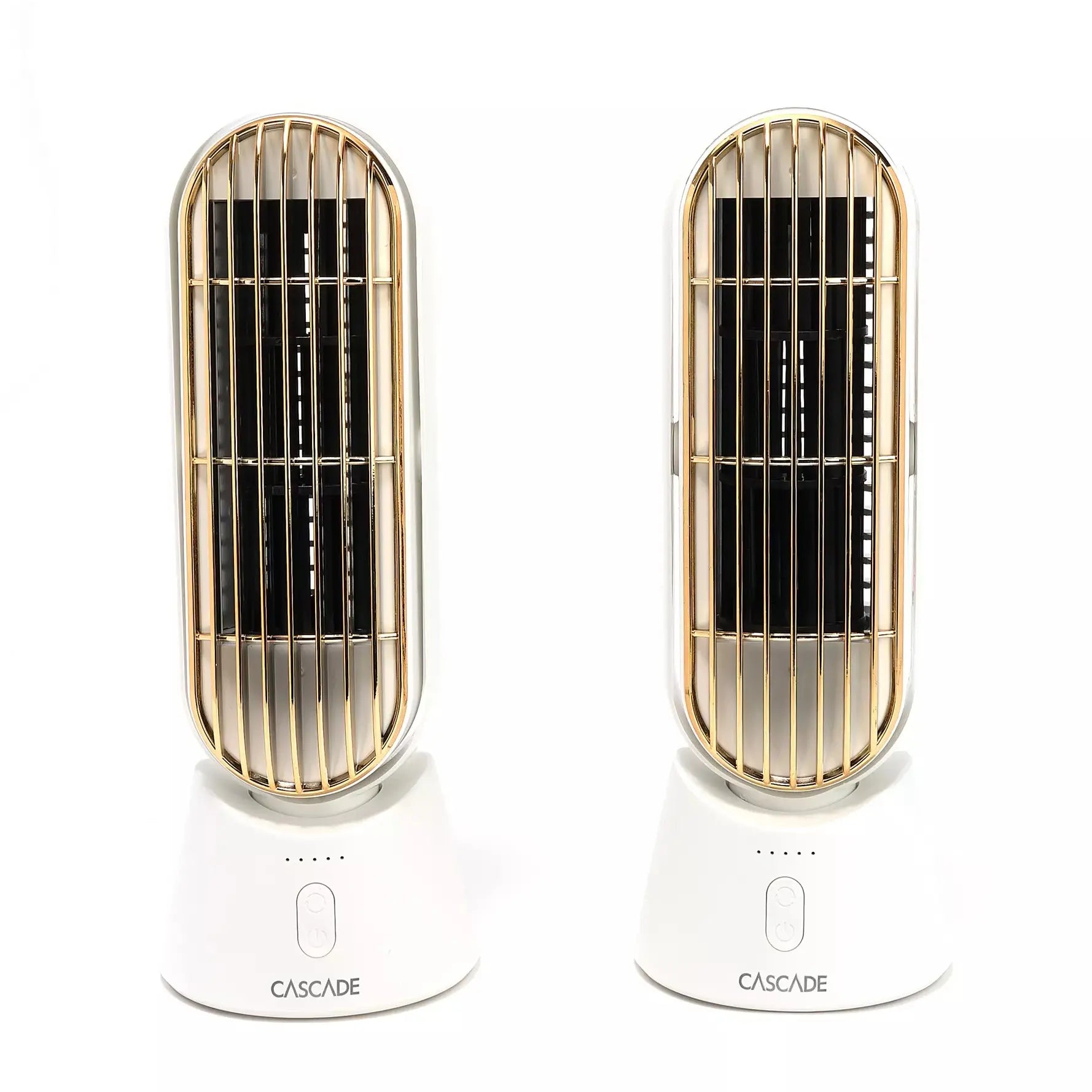 Cascade Set of 2 Portable Rechargeable 10" Fan