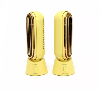 Cascade Set of 2 Portable Rechargeable 10" Fan