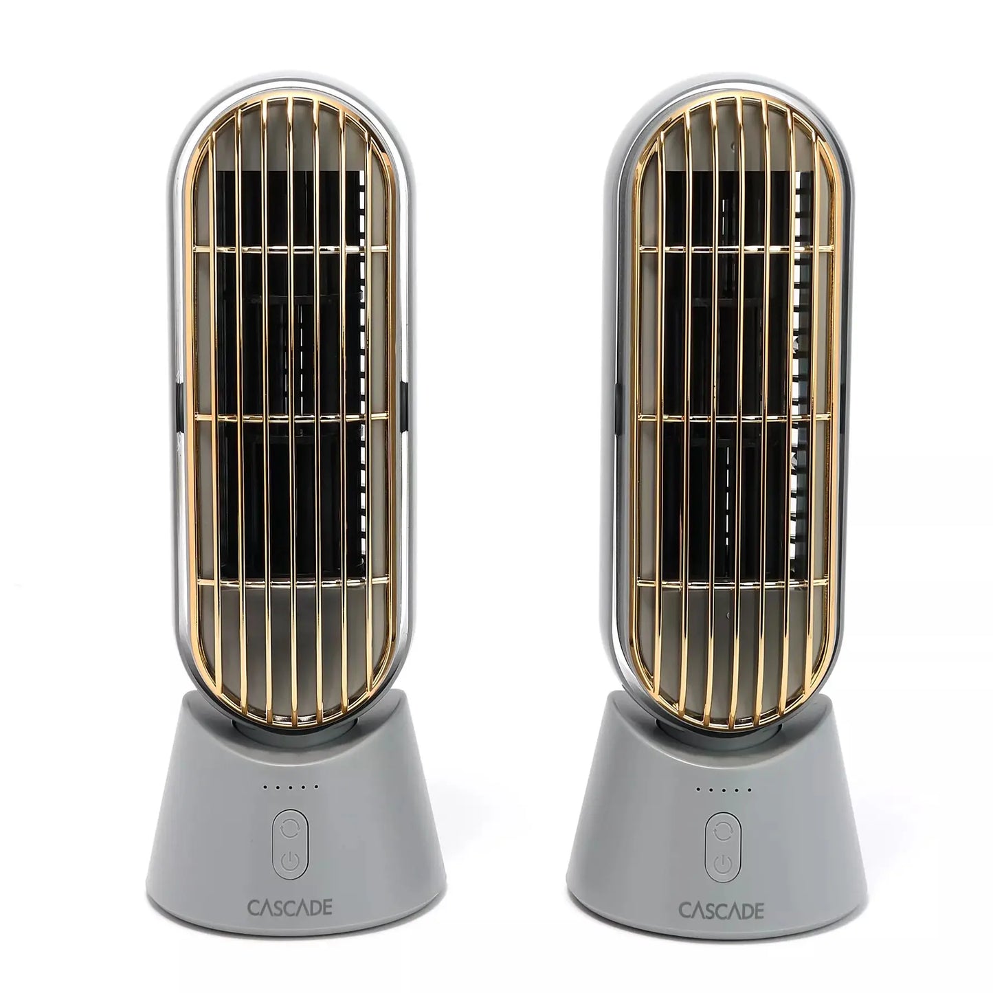 Cascade Set of 2 Portable Rechargeable 10" Fan
