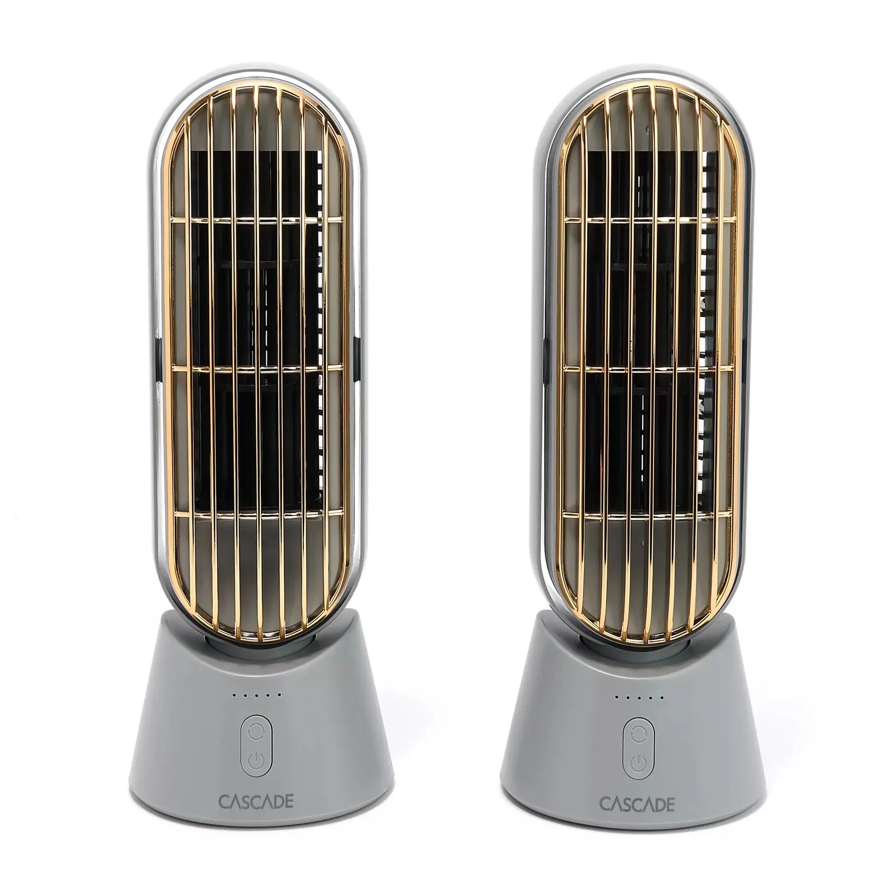 Cascade Set of 2 Portable Rechargeable 10" Fan