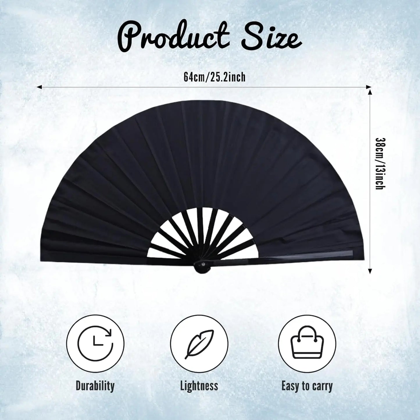13" Foldable Chinese Hand Fan