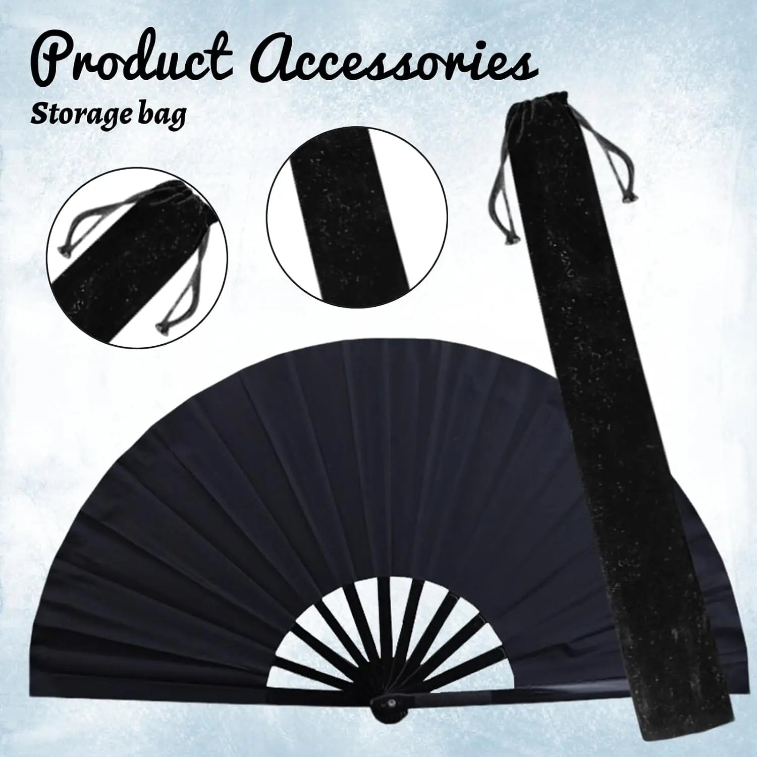 13" Foldable Chinese Hand Fan