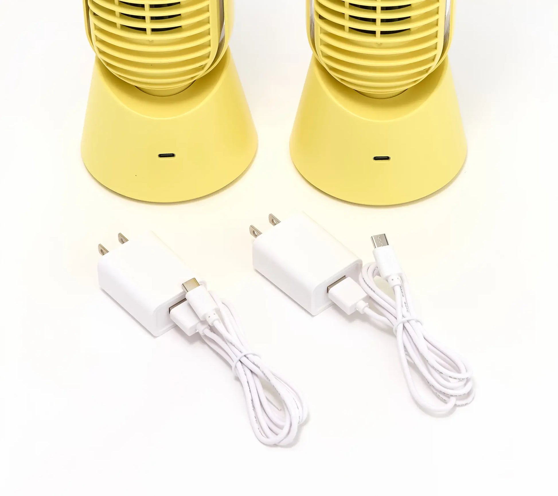 Cascade Set of 2 Portable Rechargeable 10" Fan
